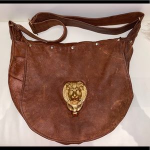 Vintage Camel leather bag